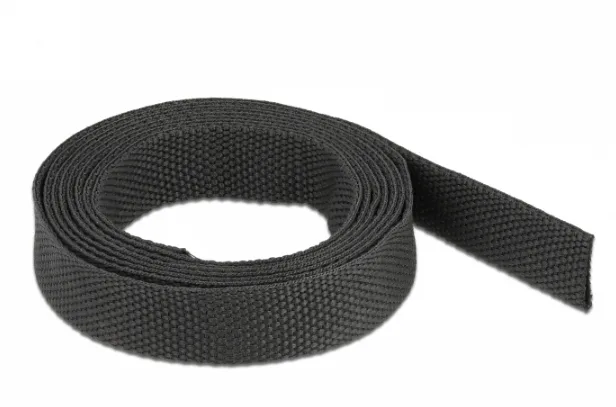 DeLOCK Tubo termorretráctil de tela de 2 m x 10 mm con una relación de contracción de 2:1 negro