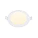 Downlight empotrable intego 2.0 pc redondo 6w led 600lm 3000k 120° al.2,5xd.12,5cm blanco