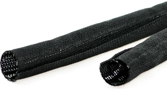 VALUE 19.08.3155 organizador de cables Escritorio Malla trenzada expandible para cables Negro 1 pieza(s)