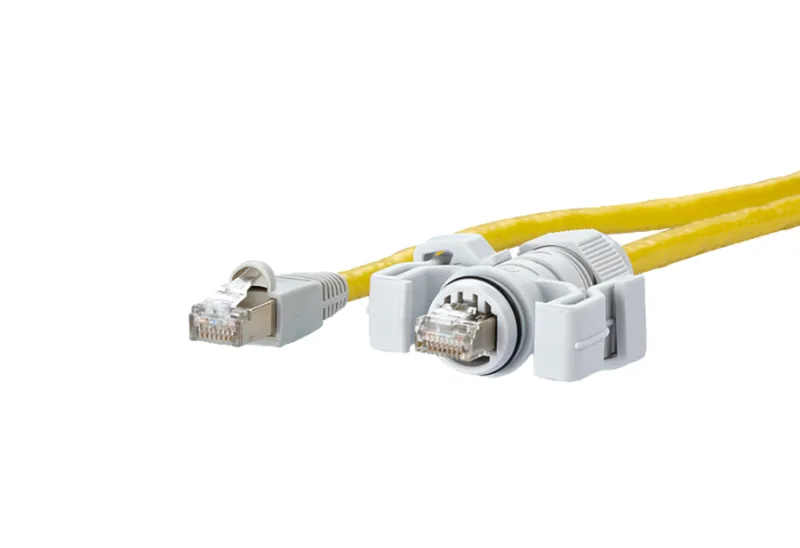 METZ CONNECT E-DAT V6 cable de red Amarillo 1 m Cat6 S/FTP (S-STP)