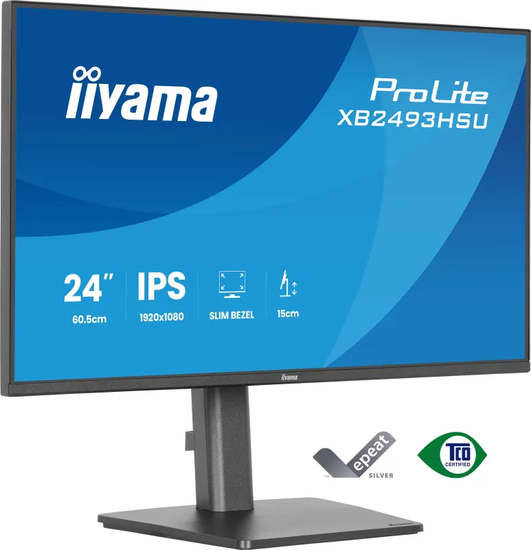 iiyama ProLite XB2493HSU-B1 pantalla para PC 60,5 cm (23.8") 1920 x 1080 Pixeles Full HD LED Negro
