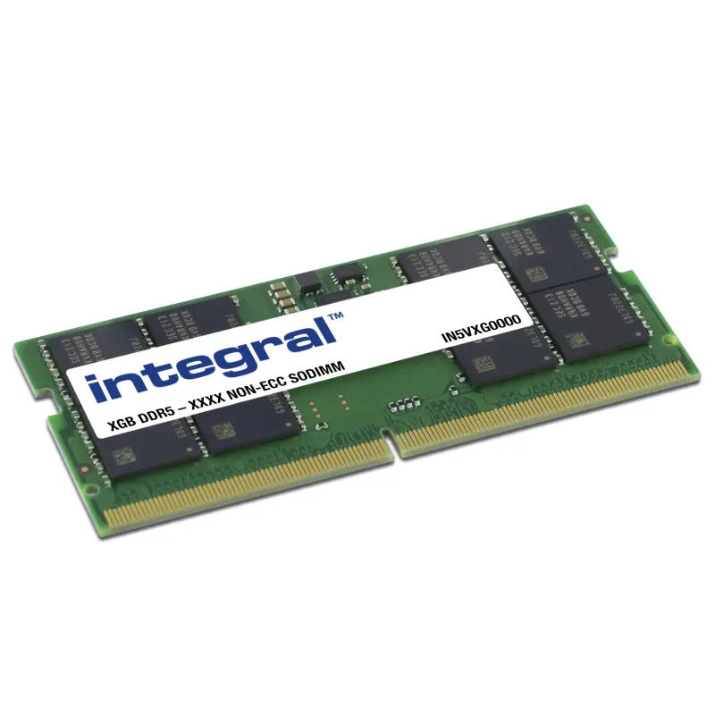 Integral IN5V8GNHWBX módulo de memoria 8 GB 1 x 8 GB DDR5 262-pin SO-DIMM
