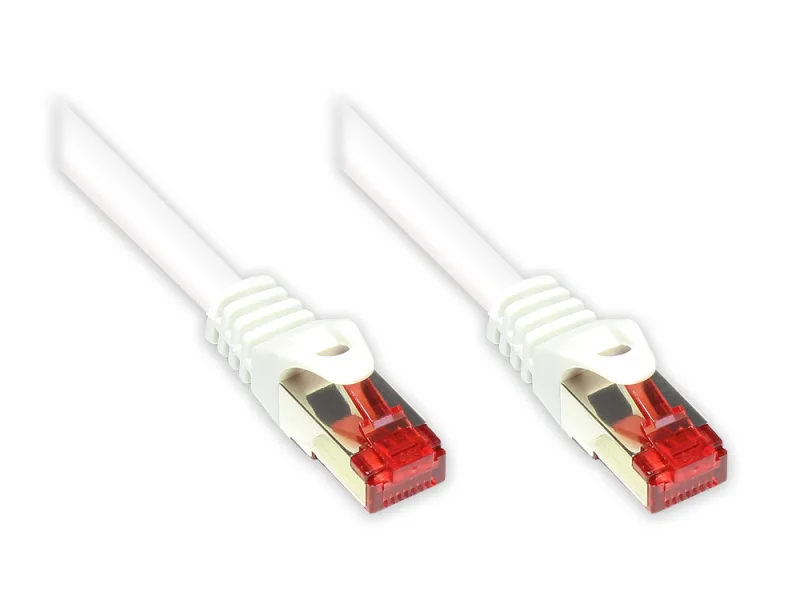 Alcasa 8060-020W cable de red Blanco 2 m Cat6 S/FTP (S-STP)