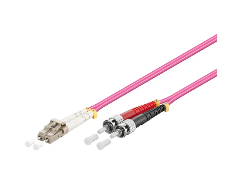 Alcasa LW-8005LT4 Cable de fibra óptica e InfiniBand 0,5 m LC ST Violeta