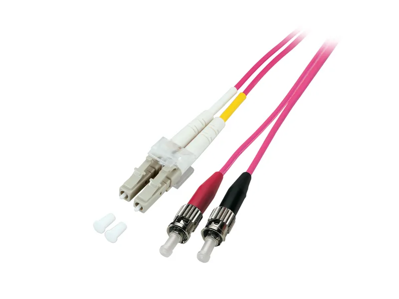 Alcasa LW-803LT4 Cable de fibra óptica e InfiniBand 3 m LC ST Violeta