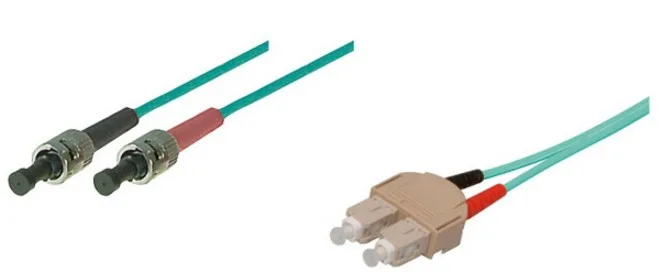Alcasa 3m, ST/SC Cable de fibra óptica e InfiniBand Turquesa