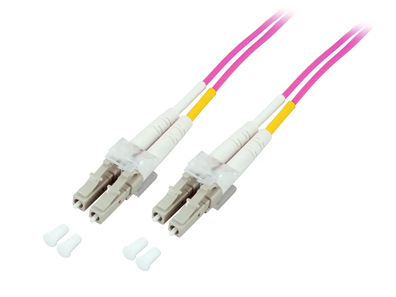 Alcasa LW-805LC4 Cable de fibra óptica e InfiniBand 5 m LC Violeta