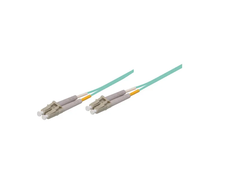 Alcasa 0.5m, 2xLC Cable de fibra óptica e InfiniBand 0,5 m LC Turquesa