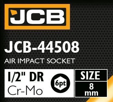 Adaptador de impacto 1/2" 8mm (hexagonal)