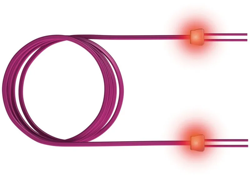 Sacon LSD42200010 Cable de fibra óptica e InfiniBand 1 m LC Violeta