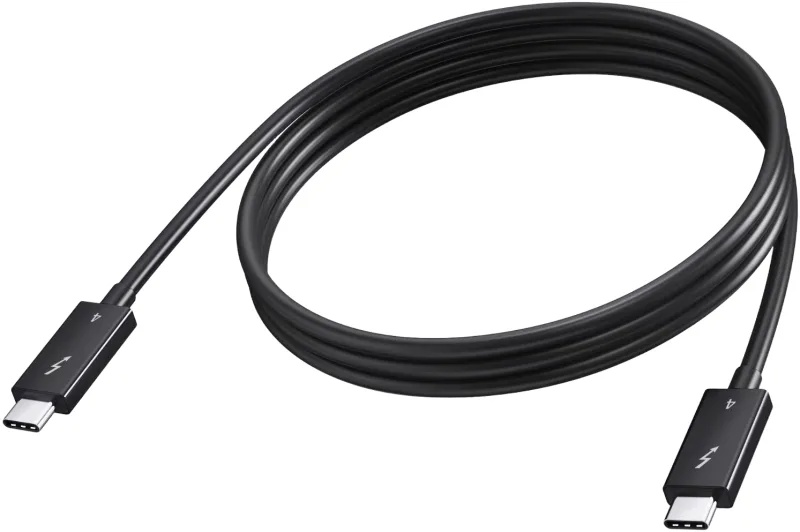 Vision TC 2MUSBCTB4/BL cable Thunderbolt 2 m 40 Gbit/s Negro