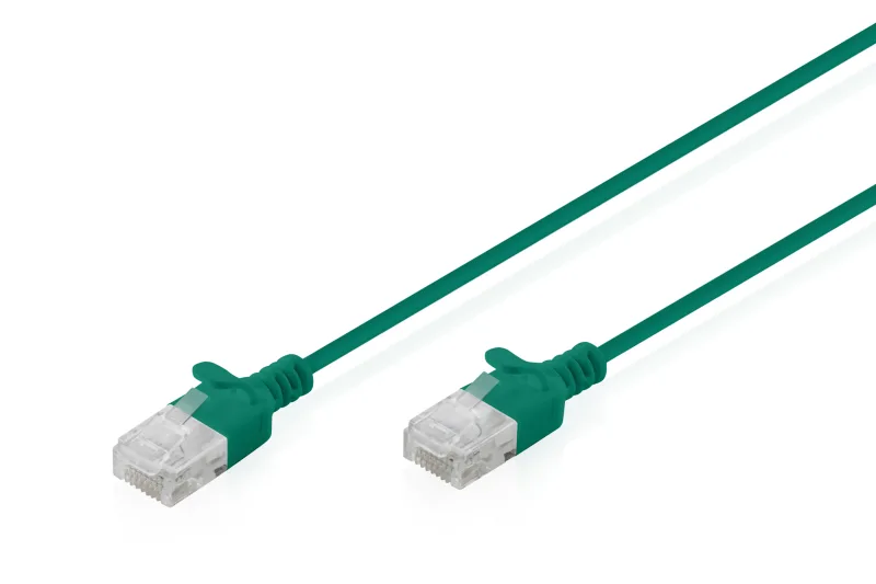 Digitus Cable de conexión CAT 6 U-UTP Slim, 0,5 m, verde