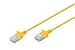 Digitus Cable de conexión CAT 6 U-UTP Slim, 1 m, amarillo