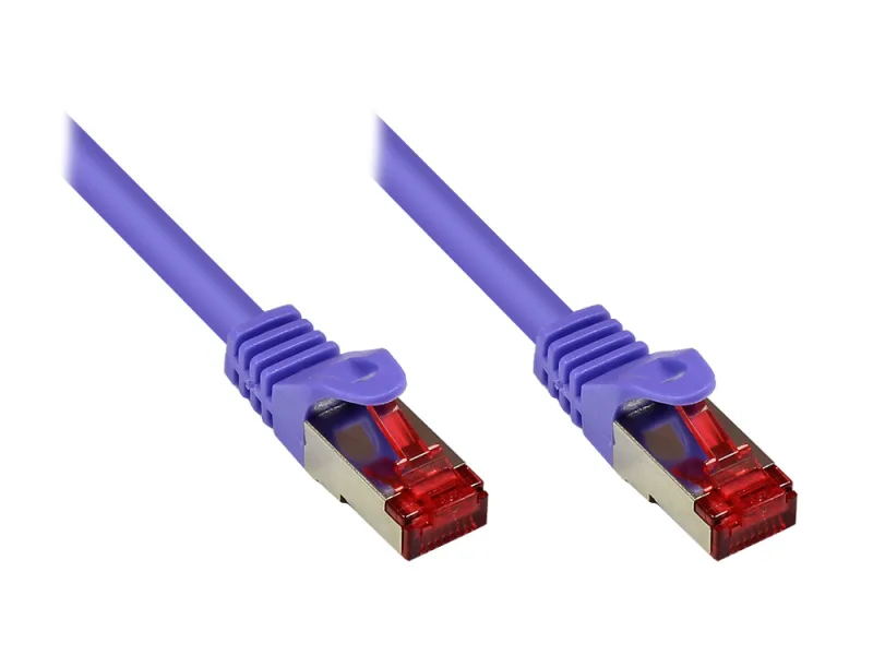 Alcasa 8060-002V cable de red Violeta 0,15 m Cat6 S/FTP (S-STP)