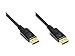 Good Connections Premium - Cable DisplayPort 1.4 (8 K @ 60 Hz, 4 K @ 240 Hz, Bloqueo/Bloqueo, Conectores Dorados, apantallamiento de 3 Capas, Conductor de Cobre, 1 m), Color Negro
