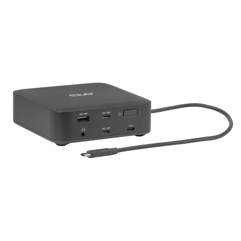 CLUB3D CSV-2542 Docking station USB-C® 12-1 cuádruple DisplayLink 2x DisplayPort ™ 8K60Hz + 2x HDMI™ 4K60Hz PD3.0 100Watt Ethernet 2.5G