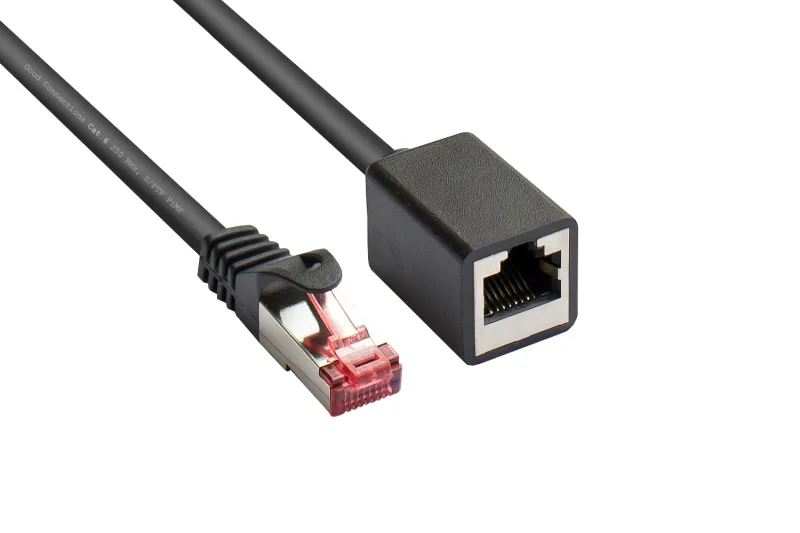 Alcasa 8063VR-005S cable de red Negro 0,5 m Cat6 S/FTP (S-STP)