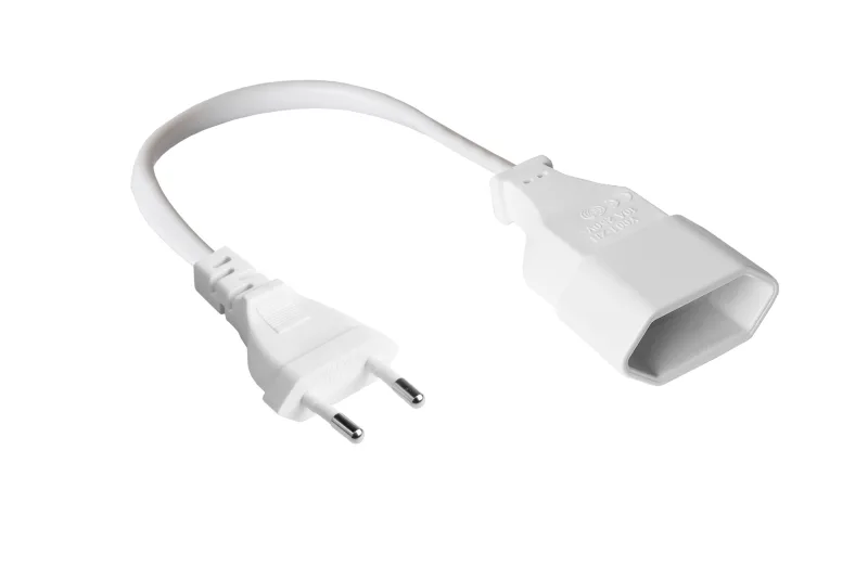 Alcasa P0300-W020 cable de transmisión Blanco 2 m Enchufe tipo C