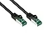 Good Connections® GIGABIT - Cable de conexión para exteriores (categoría 6A, 40 m, IP66, con protección de pestillo, 10 conductores de cobre/CU S/FTP PiMF 500 MHz, resistente a los rayos UV y al