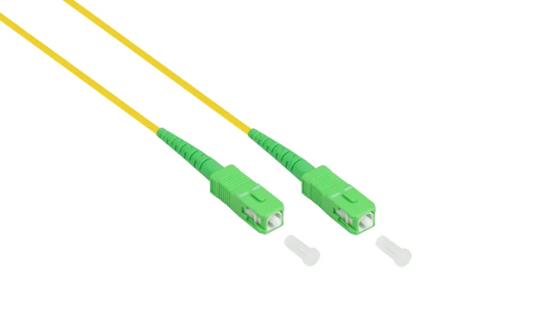 Alcasa LW-S907LASA Cable de fibra óptica e InfiniBand 7,5 m LC SC FTTH Amarillo