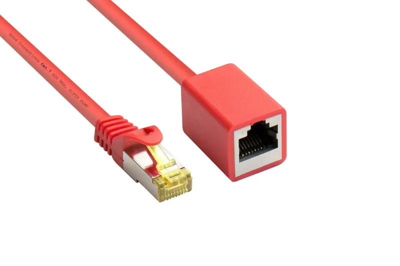 Alcasa 8070VR-020R cable de red Rojo 2 m Cat7 S/FTP (S-STP)
