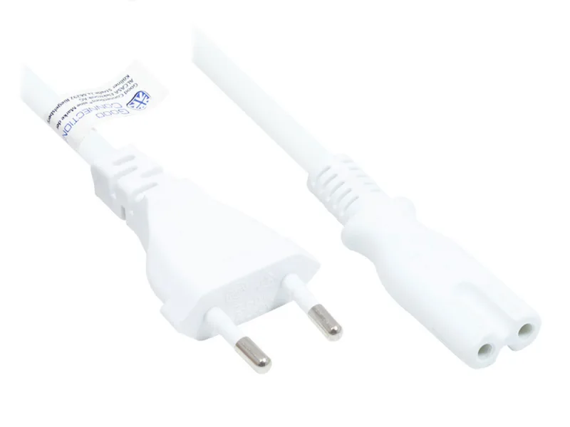 Alcasa P0370-W025 cable de transmisión Blanco 2,5 m Enchufe tipo C C7 acoplador