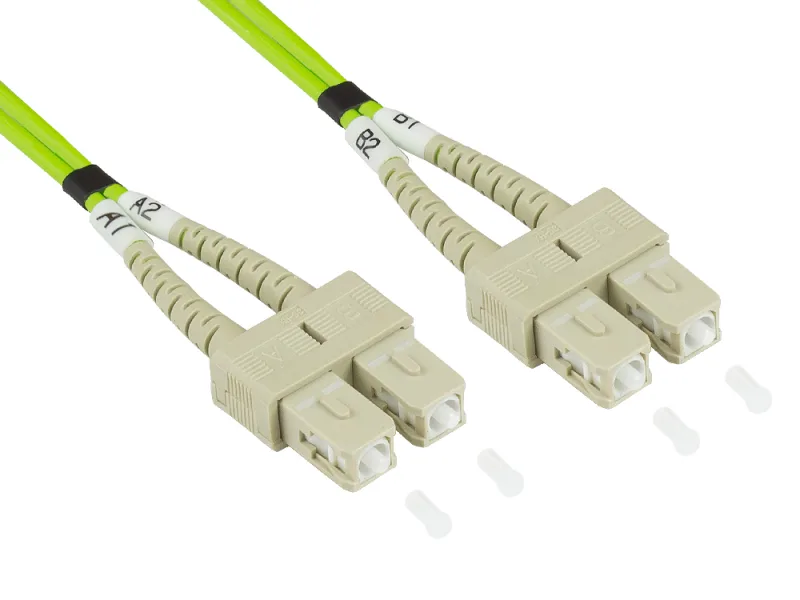 Alcasa LW-8005SC5 Cable de fibra óptica e InfiniBand 0,5 m SC Verde