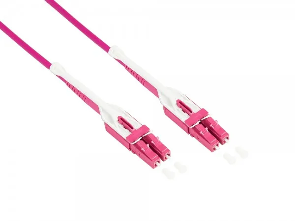 Alcasa LW-U8075LC4 Cable de fibra óptica e InfiniBand 7,5 m 2x LC Violeta