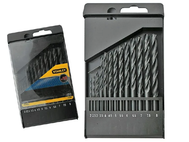 Cassette con 13 brocas HSS-R para metal - Unid: 13