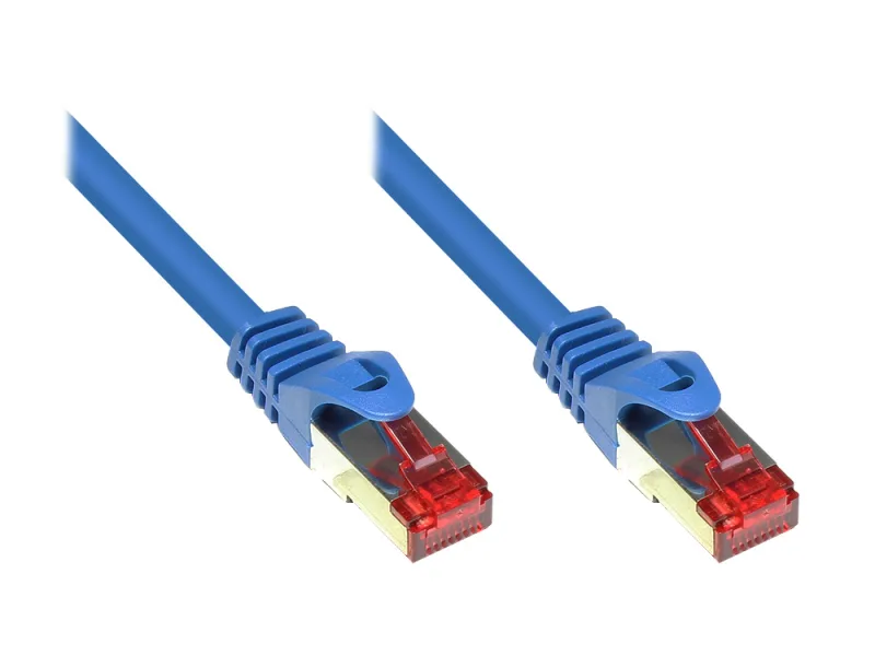 Alcasa RJ-45 - RJ-45 M/M 0.15m cable de red Azul 0,15 m Cat6 S/FTP (S-STP)