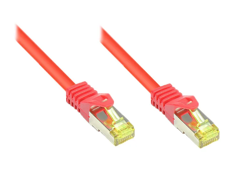Alcasa 0.15m Cat7 RJ-45 cable de red Rojo 0,15 m S/FTP (S-STP)