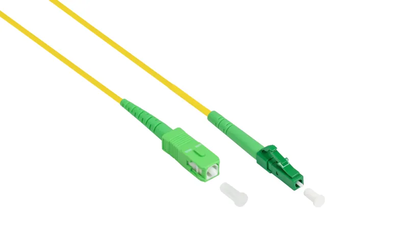 Alcasa LW-S902LASA Cable de fibra óptica e InfiniBand 2 m LC SC FTTH Amarillo