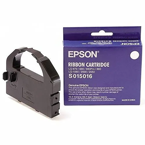 Epson C13S015262 - Cinta de nilón para LQ-670/680/pro/860/1060/25xx, negro
