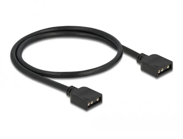 DeLOCK Cable de conexión RGB de 3 pines para 5 V RGB/ARGB Iluminación LED de 30 cm