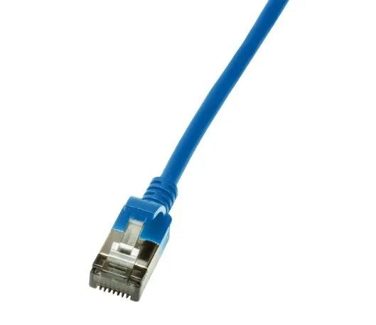 LogiLink Slim U/FTP cable de red Azul 2 m Cat6a U/FTP (STP)