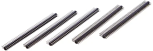 DeLOCK Cabezal de 40 pines, densidad 2,54 mm, 2 hilera, recto, 5 piezas