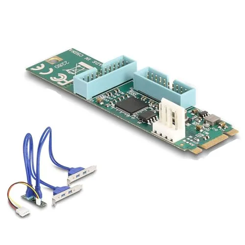 DeLOCK 61066 tarjeta y adaptador de interfaz Interno USB 3.2 Gen 1 (3.1 Gen 1)