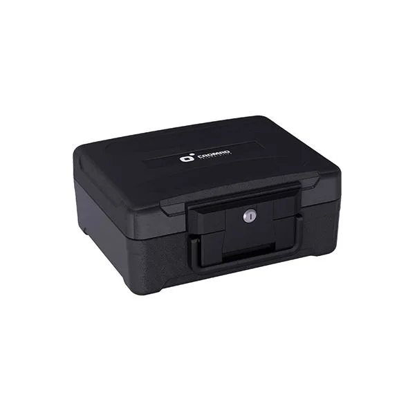 Cromad firebox s1 caja fuerte - resistente a fuego y agua - cerradura de llave - diseã±o robusto y portatil - 155x365x285mm