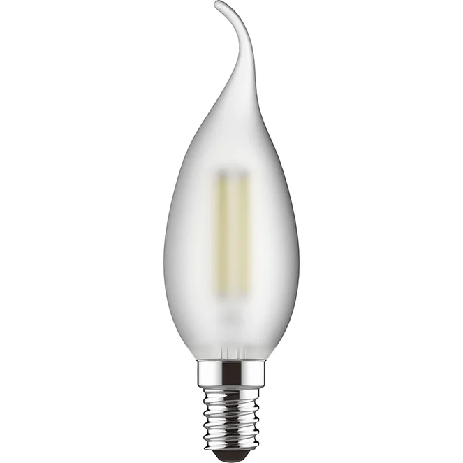 Bombilla e14 (fino) vela pico value classic led 4w 2700k 400lm -a++