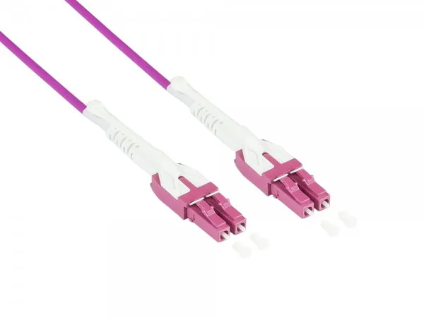 Alcasa LW-U820LC4 Cable de fibra óptica e InfiniBand 20 m 2x LC Violeta