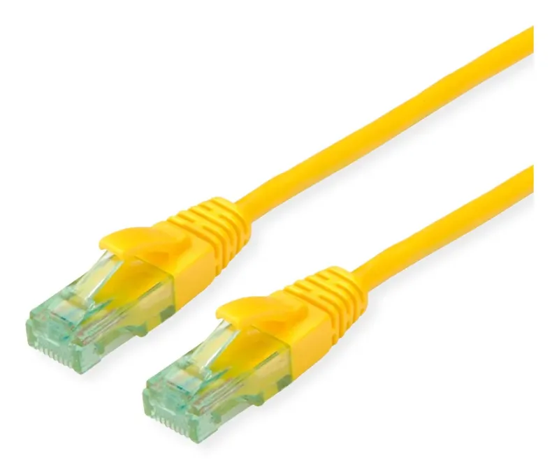 ROLINE Recycled Material 21.45.3126 cable de red Amarillo 7 m Cat6a U/UTP (UTP)