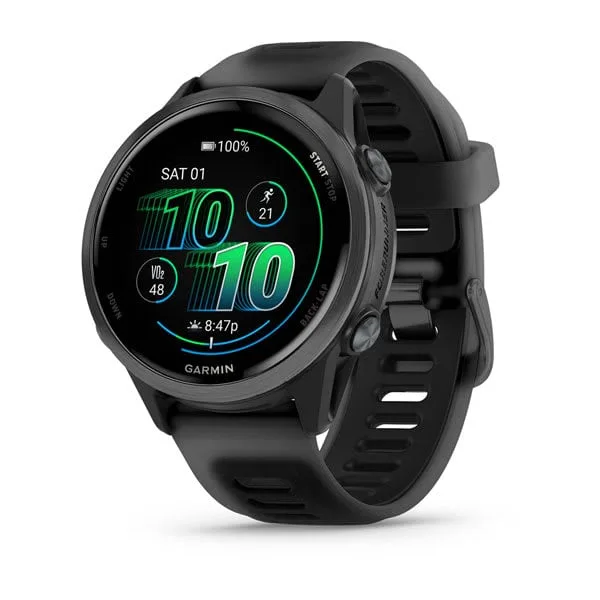 Garmin Forerunner 570 3,05 cm (1.2") AMOLED 42 mm Digital 390 x 390 Pixeles Pantalla táctil Negro Wifi GPS (satélite)