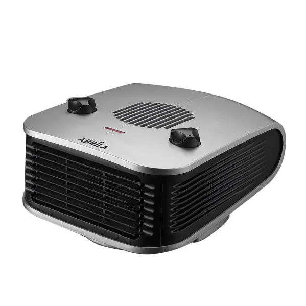 Termoventilador ardor 2000w plata/negro 2potencias 3funciones termostato regulabble seguro15x24,5x32,5cm