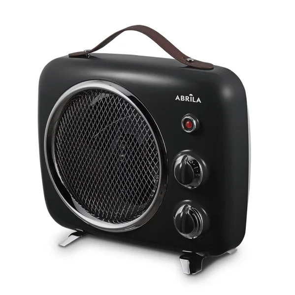 Termoventilador elect.taranto 2000w negro/gris termost reg. 2potencias 3funciones sist.seg. 27,2x31,5x13,5cm