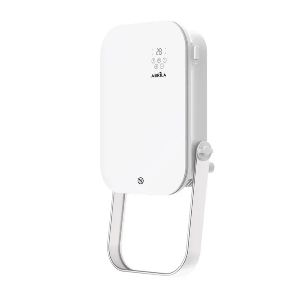 Termoventilador pared baño austria 2000w blanco 3funciones c/remoto y toallero display ip24 50x25x13cm