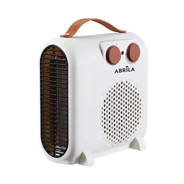 Termoventilador elect.tundra 2000w blanco/marron 2potencias 3funciones protecc.seg.luz ind.24,8x23,3x11,7cm