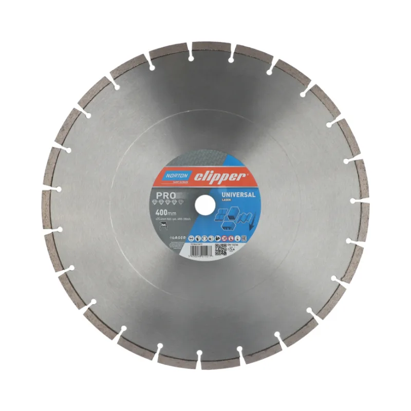 Norton tarcza d.universal 400mm clipper pro universal laser