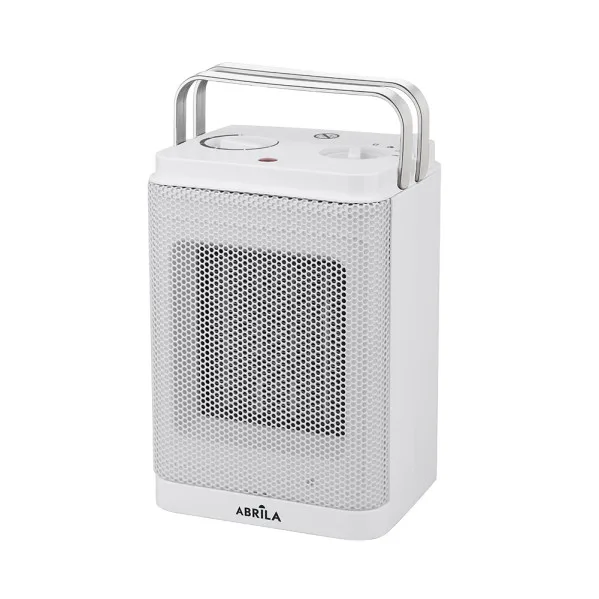 Termoventilador ceramico bribon 1500w blanco 2potencias 3funciones termost.reg. antivuelco asa 22,3x15x12,4cm