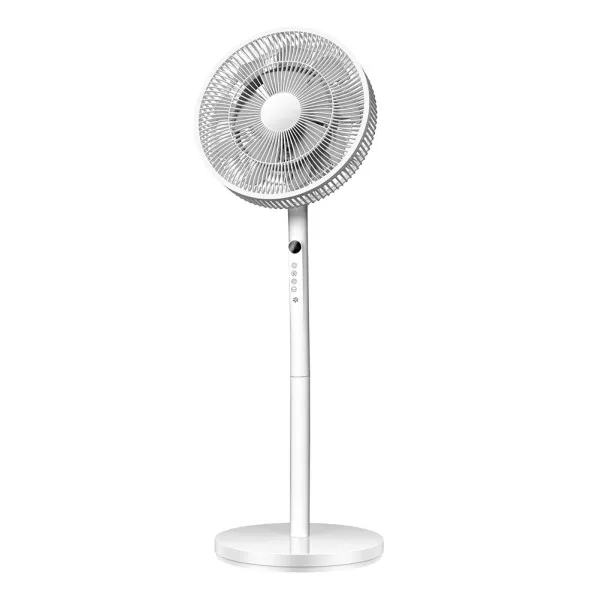 Ventilador de pie azor blanco 3vel 60w 70/100x35x35cm oscilante c/remoto y temporizador
