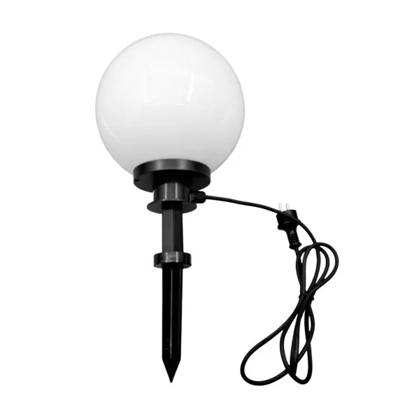 Pincho exterior abanto 1xe27 negro ip44 51,5x20x20 cm